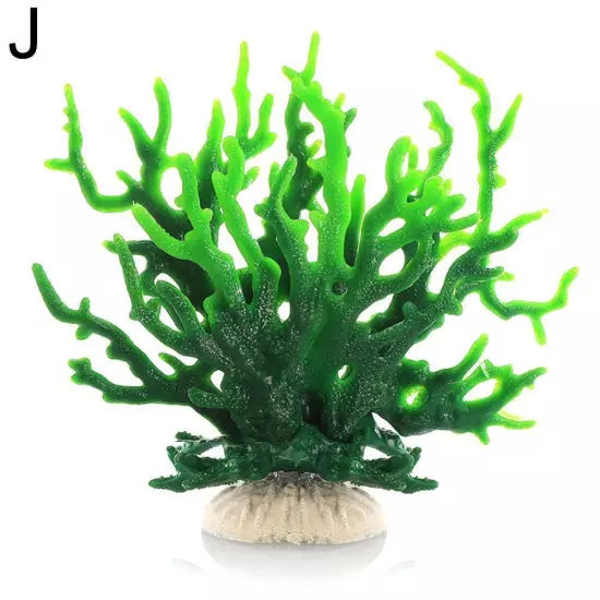 Artificial Coral Ornament Resin Fish Tank Plant Aquarium Landscape S4H8