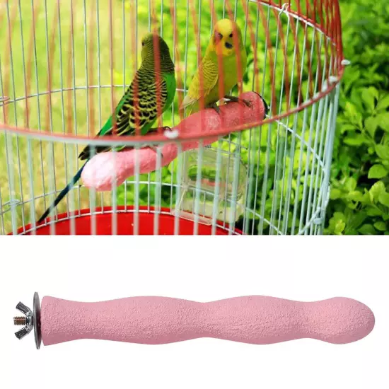 Bird Claw And Beak Grinding Bar Standing Stick Cage Parrot Toy Scrub Station Rod