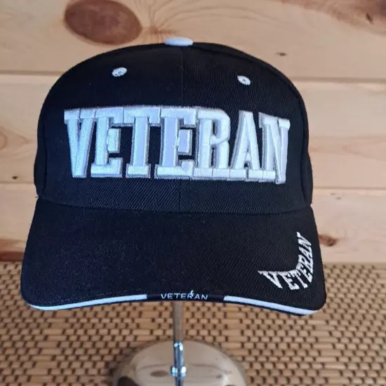 VETERAN Embroidered Print Baseball Cap Army Military Air Force VETERAN Hat