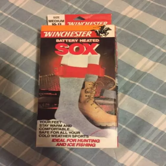 "WINCHESTER SOX" BATTERY "HEATED" W/ORIGINAL BOX NWT New! Medium VTG