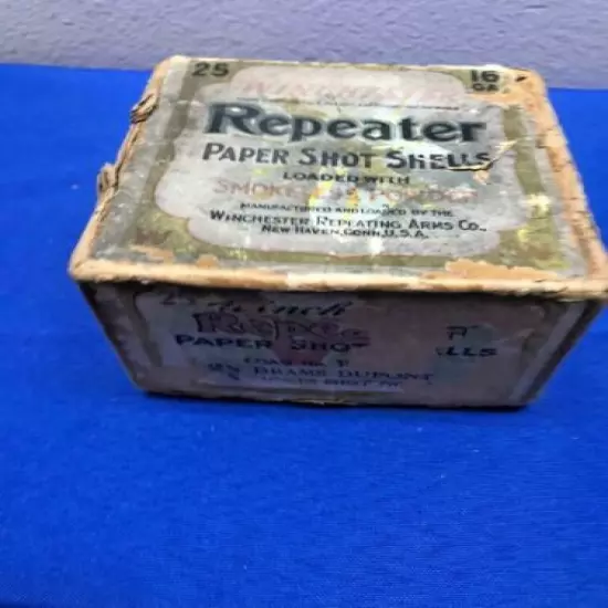 Winchester Repeater 16 Gauge Two Piece Empty Box