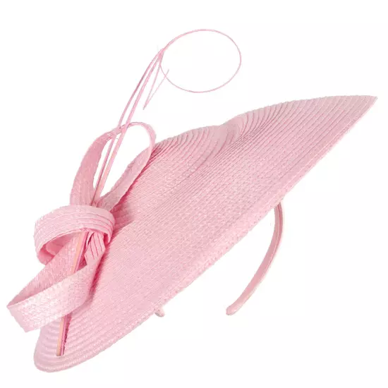 Pink spring racing large plate fascinator by Max Alexander. 100% AU Seller