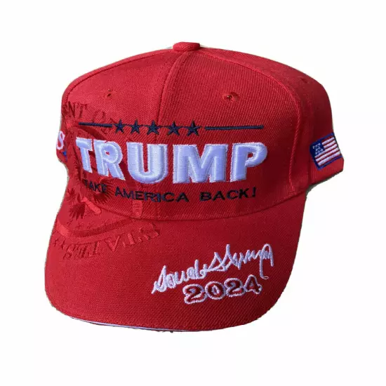 TRUMP 2024 Save America Take America Back HAT Embroidered Donald Trump Hat Cap