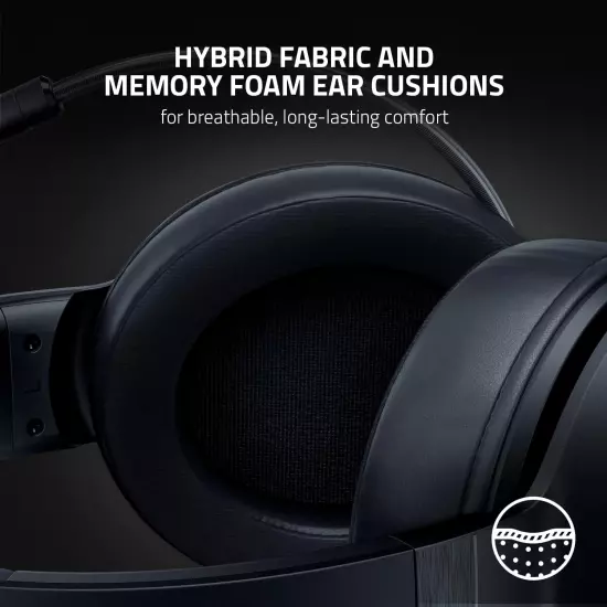 Kraken V3 X Wired USB Gaming Headset: Lightweight Build - Triforce 40Mm Drivers 