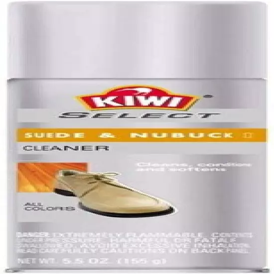  KIWI SUEDE & NUBUCK LEATHER SHOE CLEANER & DIRT REMOVER - 5.5OZ 