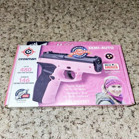 Crosman Wildcat CO2 BB Pistol 480fps Pink - Excellent Condition Box Instructions