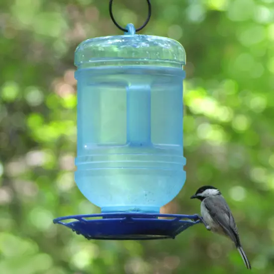 Perky-Pet 780 Outdoor Hanging Water Cooler Bird Waterer and Dispenser,Blue, 1.5 