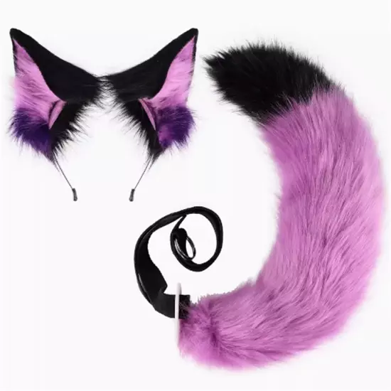 Zootopia Nick·Wilde Simulated Fox Ears Fox Tail Cosplay Anime Costume Prop