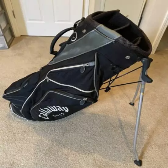 Callaway Lightweight Carry Stand Bag 7-Way Dual Straps No Rain Cover