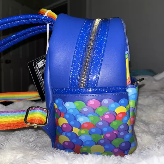 LOUNGEFLY DISNEY PIXAR INSIDE OUT BING BONG MINI BACKPACK~ WITH TAGS~ BRAND NEW~