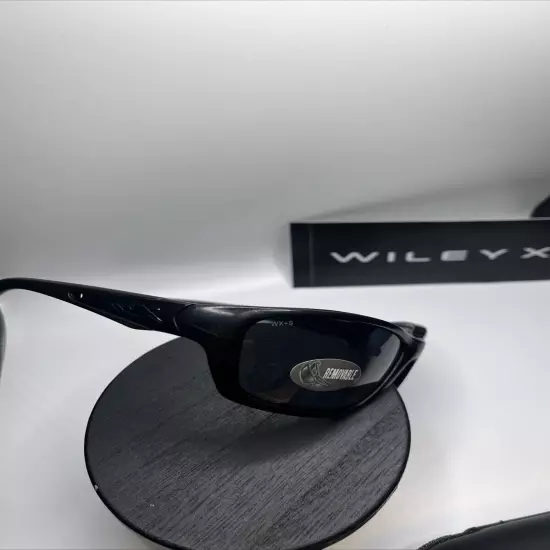 Wiley X Brick Safety Sunglasses with Black Frame WX Z87-2, New Lenses