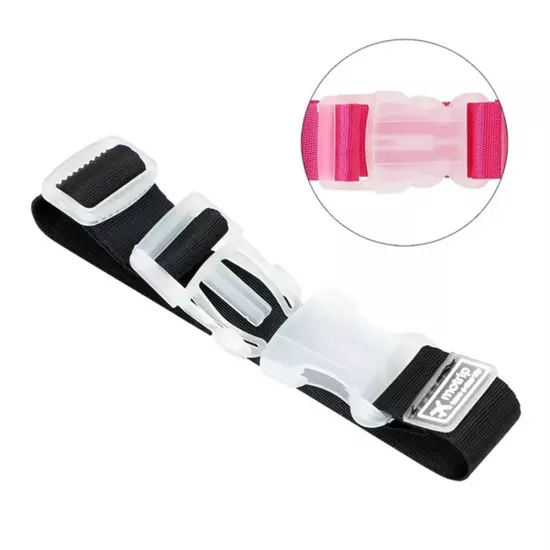 Plastic Luggage Carrying Clip Buckle Luggage Strap Suitcase Travel Accessories