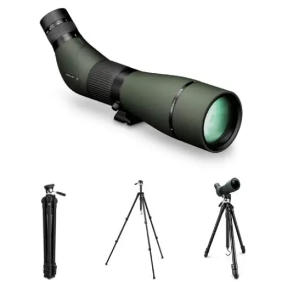 Vortex VIPER HD 20-60X85 ANGLED Spotting Scope w/ High Country II Tripod