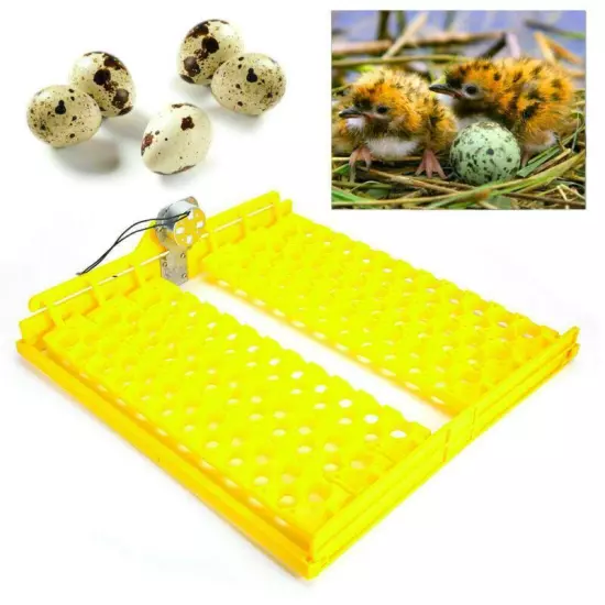 132 Quail Egg Turner Tray for Automatic Incubator Machine 132 Egg Capacity