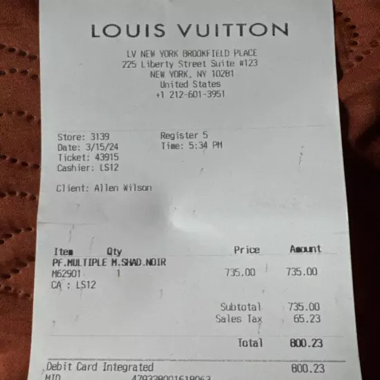 Louis Vuitton Multiple Wallet