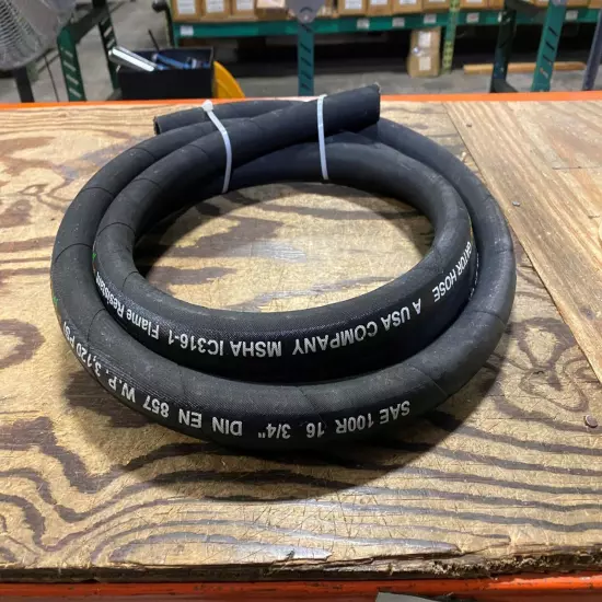 "3/4" R16 hydraulic Hose 25 ft. 3,250 PSI 2 wire Hose OD 1.103