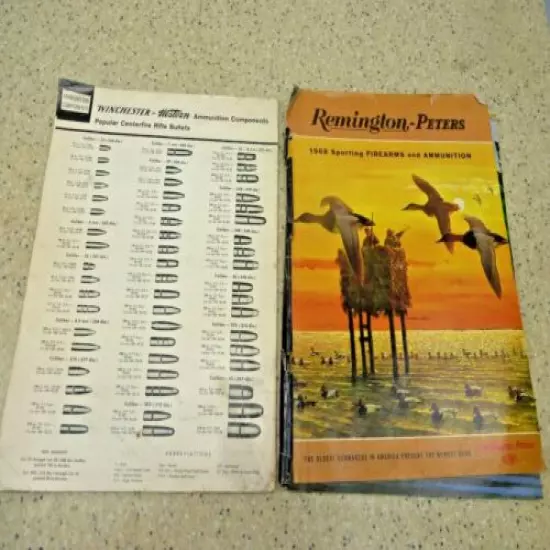 Vintage Remington and Winchester Product Brochures, 1960's.