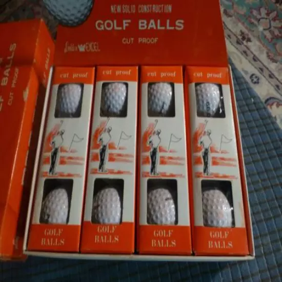 Vintage GOLDEN EXCEL PRO 99 Golf Balls 1's 2's 3's 4's 12 Balls W/ Box NOS Japan