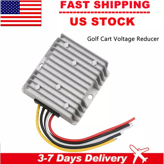 Waterproof Voltage Reducer Converter 48V 36V Volt To 12V For Golf Cart Club Car.