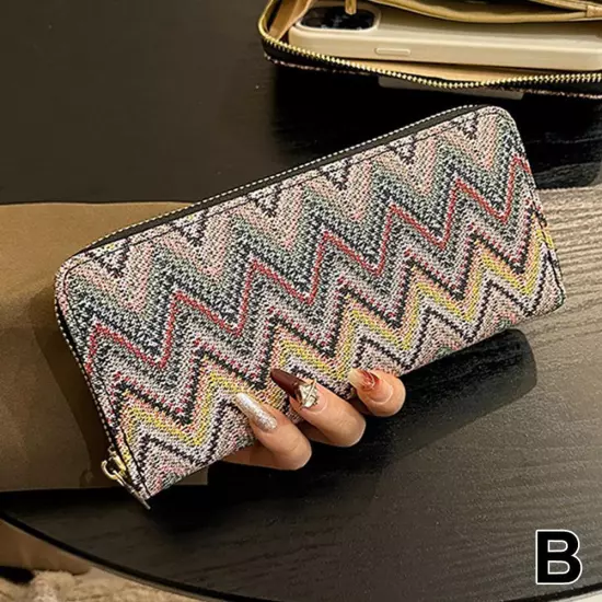 Wallet Long Zip Purse Card Phone Holder Case Women Clutch Handbag а)'