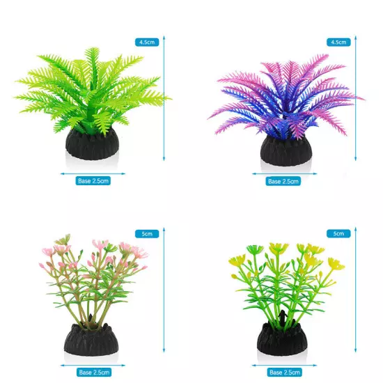 Aquarium Decorative Simulation Aquatic Plant Fish Tank Landscape Ornament Gra Sn