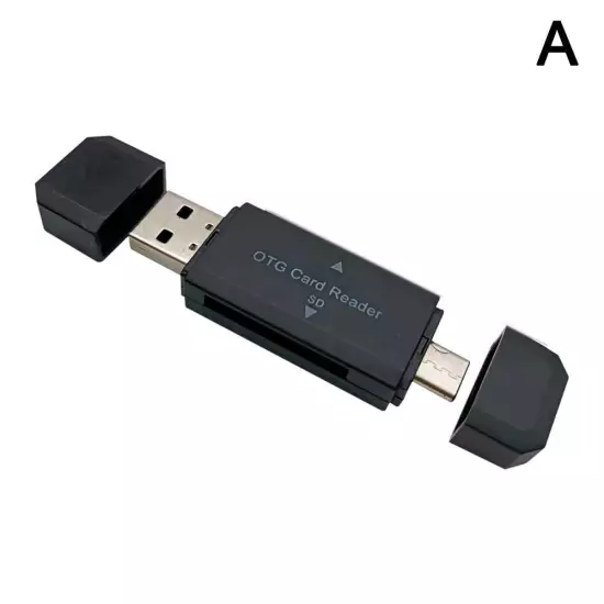 Card Reader 2 in 1 Type C SD TF Card Reader USB 2.0 Card Reader for PC|