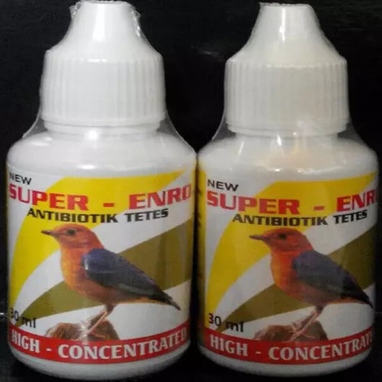 30 ml Super Enro Drops FOR Birds Diarrhoea/Lethargy/Infection