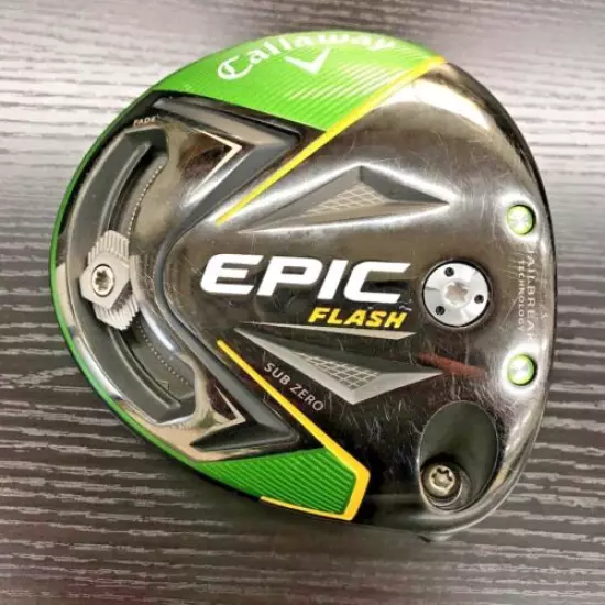 Callaway Epic Flash Sub Zero Driver Head Only 10.5 degree With Head Cover/