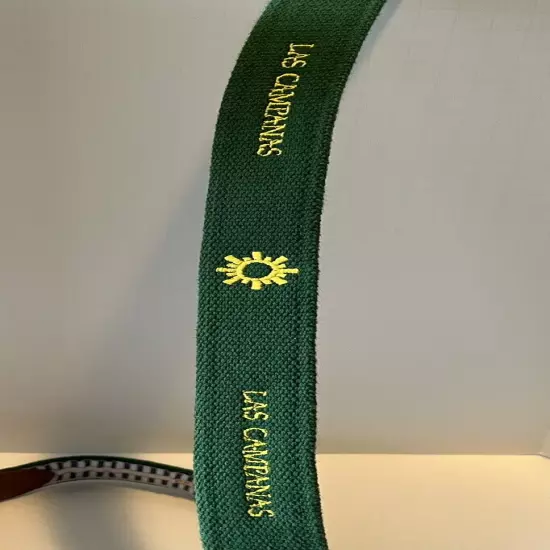 PETER MILLAR- Woven/Embroidered Golf Belt-38-Las Campanas-Sante Fe NM Course