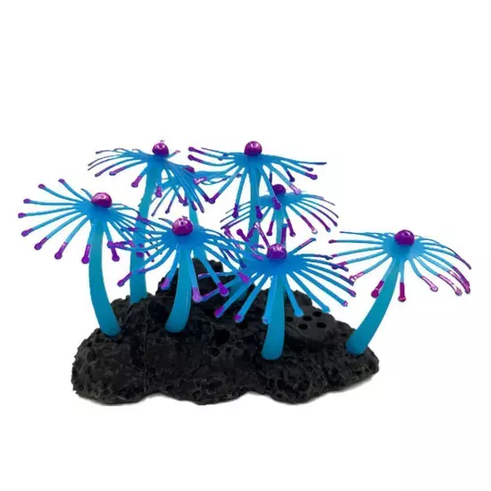 Glowing Artificial Fish Tank Aquarium Corals Ornament Decor Pets Underwater R9J1