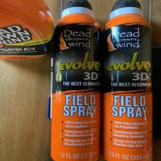 New Dead Down Wind Evolve 3D+ Odor Eliminator Field Spray Continuous Spray 13036