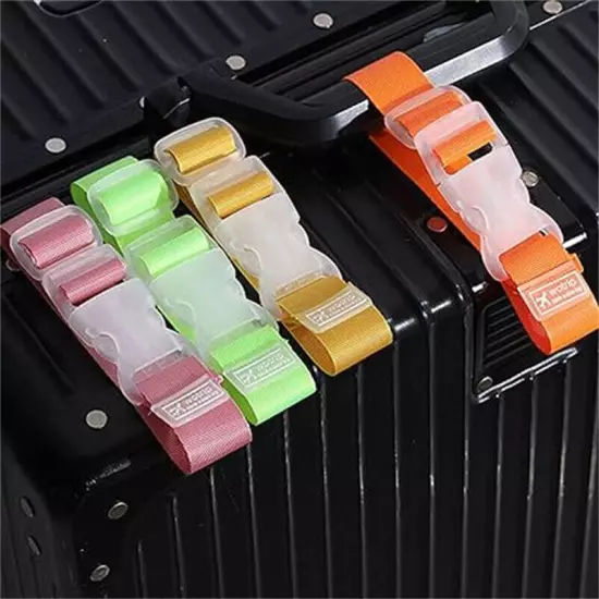 7PCS Luggage Carrying Clip Buckle, Add A Bag Luggage Straps for Suitcases