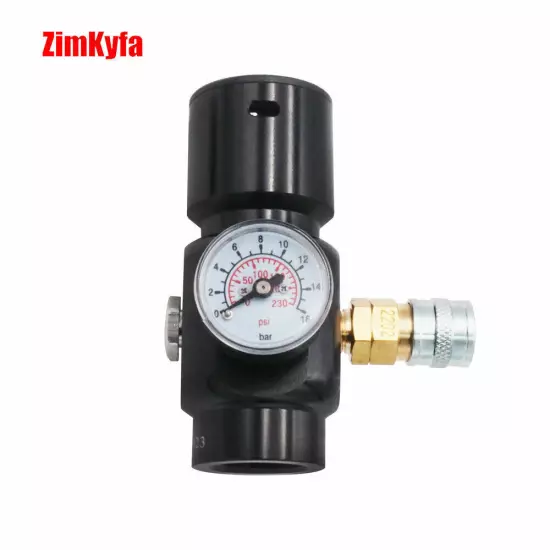 CO2 HPA Mini SFR Regulator 0.825"-14NGO INPUT 1500 PSI OUTPUT 0-130 PSI Air Tool