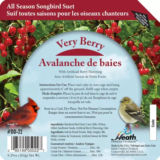 Suet Songbird Very Berry Cake, 16 Pack