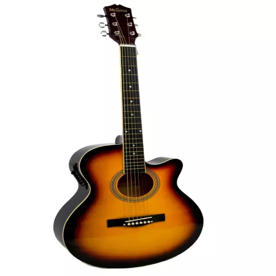 Thinline Cutaway Acoustic Electric Guitar with Gig Bag - Right Handed