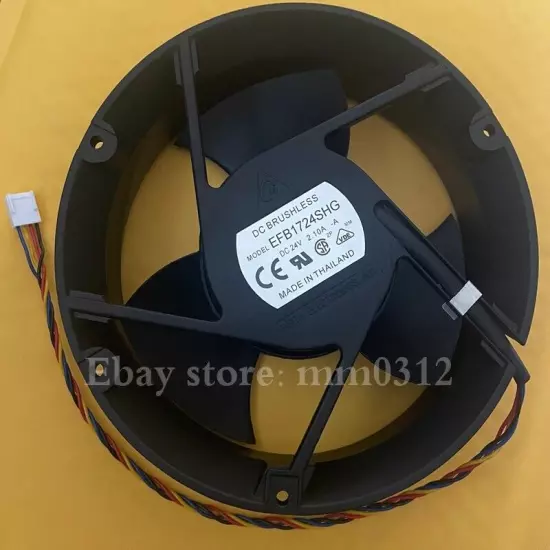 1pcs DELTA EFB1724SHG DC24V 2.1A 172*51MM full round aluminum frame fan