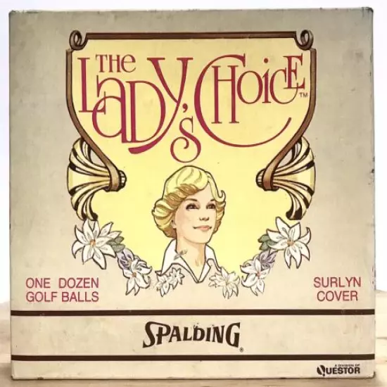 1 Dozen Spalding The Lady's Choice Golf Balls Surlyn Cover Unused Original Box