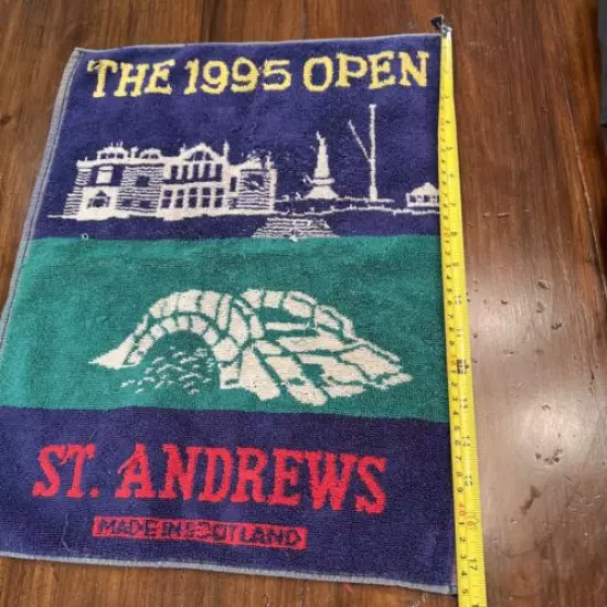 1995 open Saint Andrews Scotland golf towel