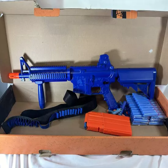 Umarex REKT OpFour CO2 Powered Foam Dart Launcher Gun - Blue *CO2 Not Included*