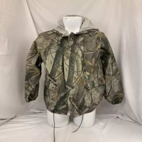 Stearns DryWear Camo Waterproof Jacket M Brown Real Tree Polyvinyl YGI Q2-175