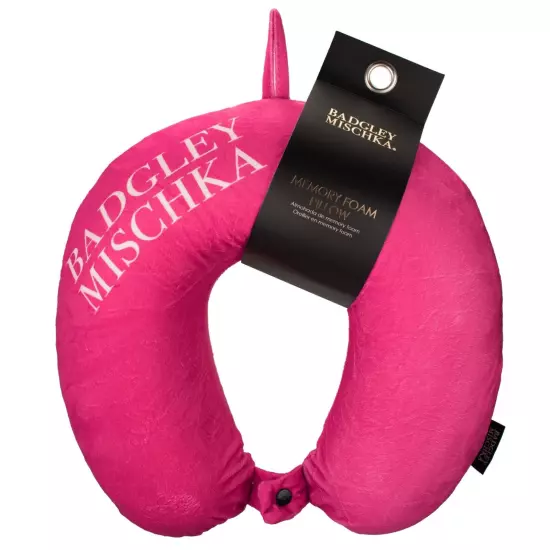 BADGLEY MISCHKA Memory Foam Travel Neck Pillow