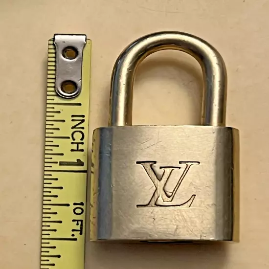 VTG Auth LV Mini Padlock NO Key FOB CHARM PENDANT MEN WOMEN UNISEX 1.5"