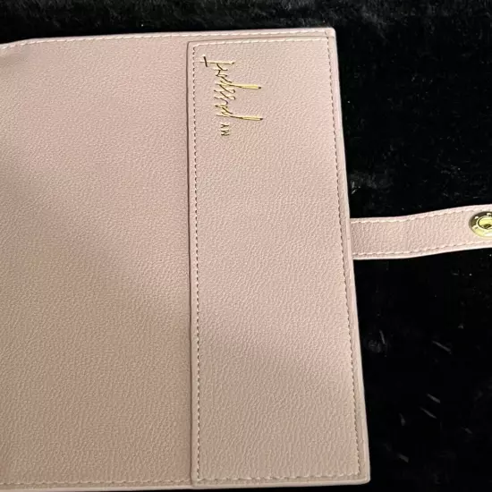 Katie Loxton Pink Leather Passport & Documents & Luggage Tag NEW 9"x 5"