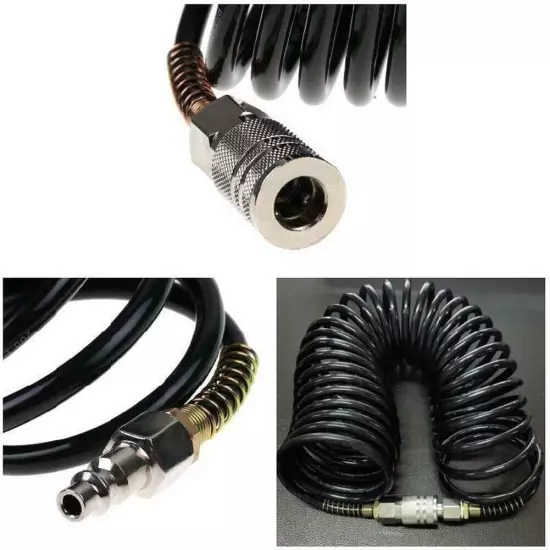 Long lasting and Sturdy Inflating Coil Air Hose Compressor with PE Material