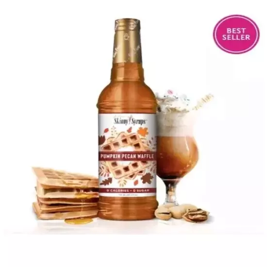 Jordan’s Skinny Mixes Sugar Free Syrup Pumpkin Pecan Waffle 750ml Bottle