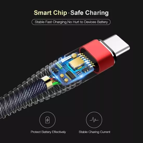 For Samsung Galaxy Z Fold6 - Type-C to USB-C 10ft PD Cable Charger Cord Power