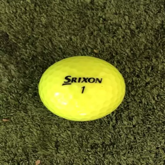 36 Srixon Z Star/S/XV Yellow AAAAA Mint Used Golf Balls