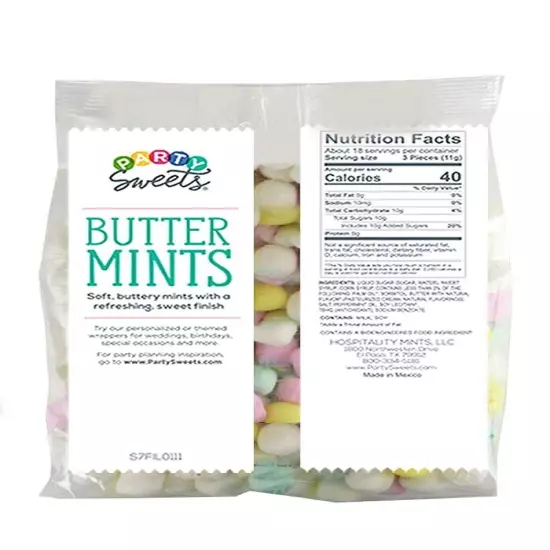 Party Sweets Assorted Pastel Buttermints 14 Ounce Appx. 100 pieces from Hospi...