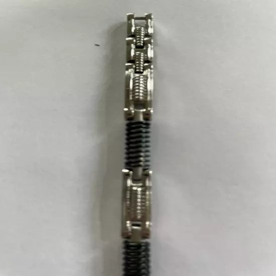 Inbox Wrapped Men’s Steel Bracelet Size 8.5 “