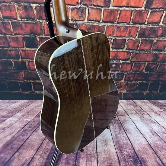 Custom D-28 acoustic guitar solid spruce top 41-inch in stock shipping quickly